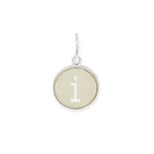 Letter I Etching Charm (Silver) | Alex and Ani | Luby 