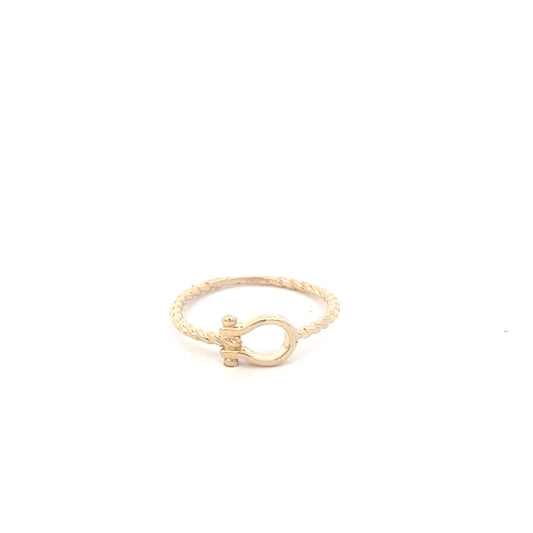 14K Gold Pulley Ring | Luby Gold Collection | Luby 