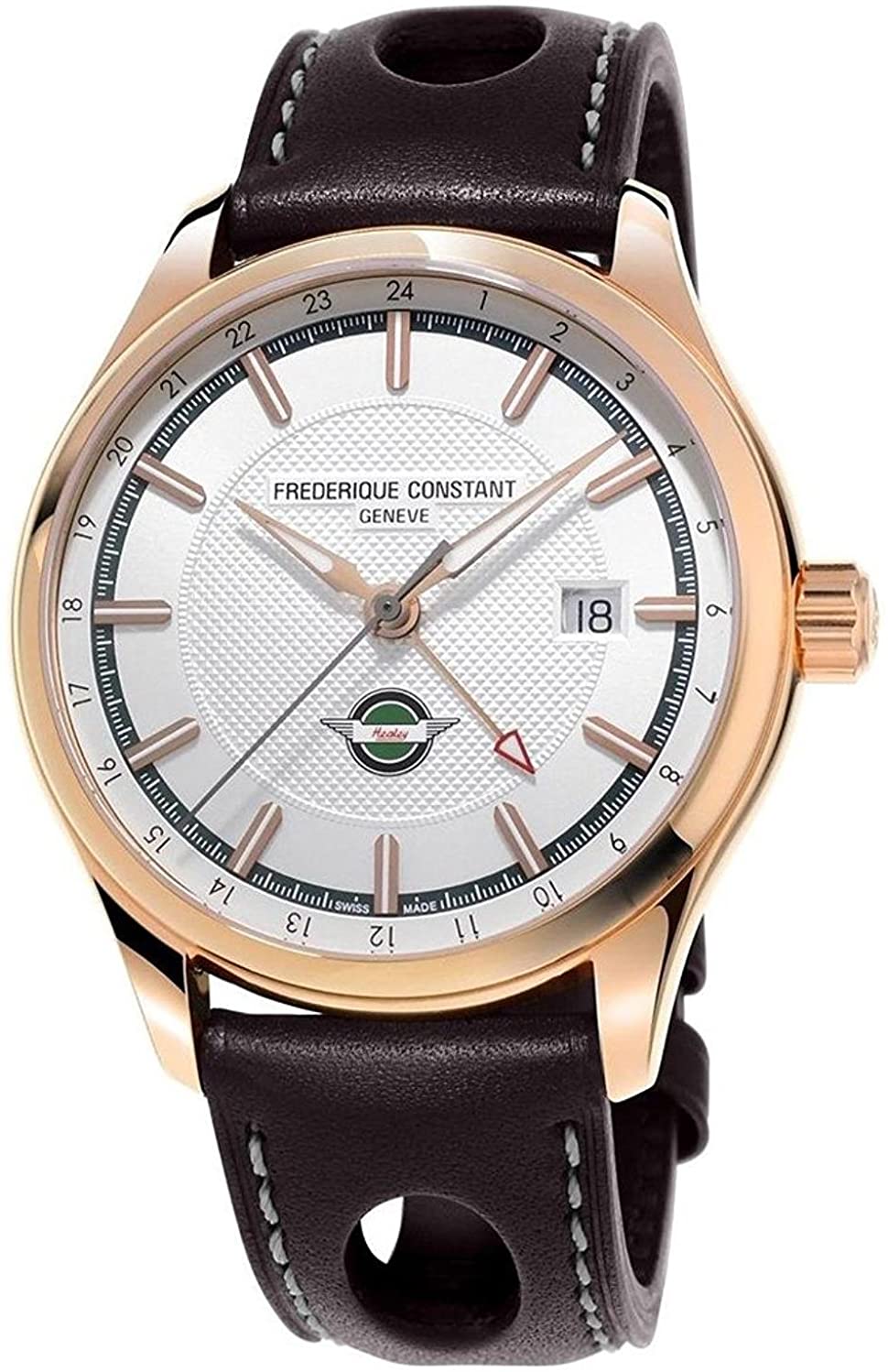 Healey Automatic GMT Limited Edition (Rose-Gold White) | Frederique Constant | Luby 