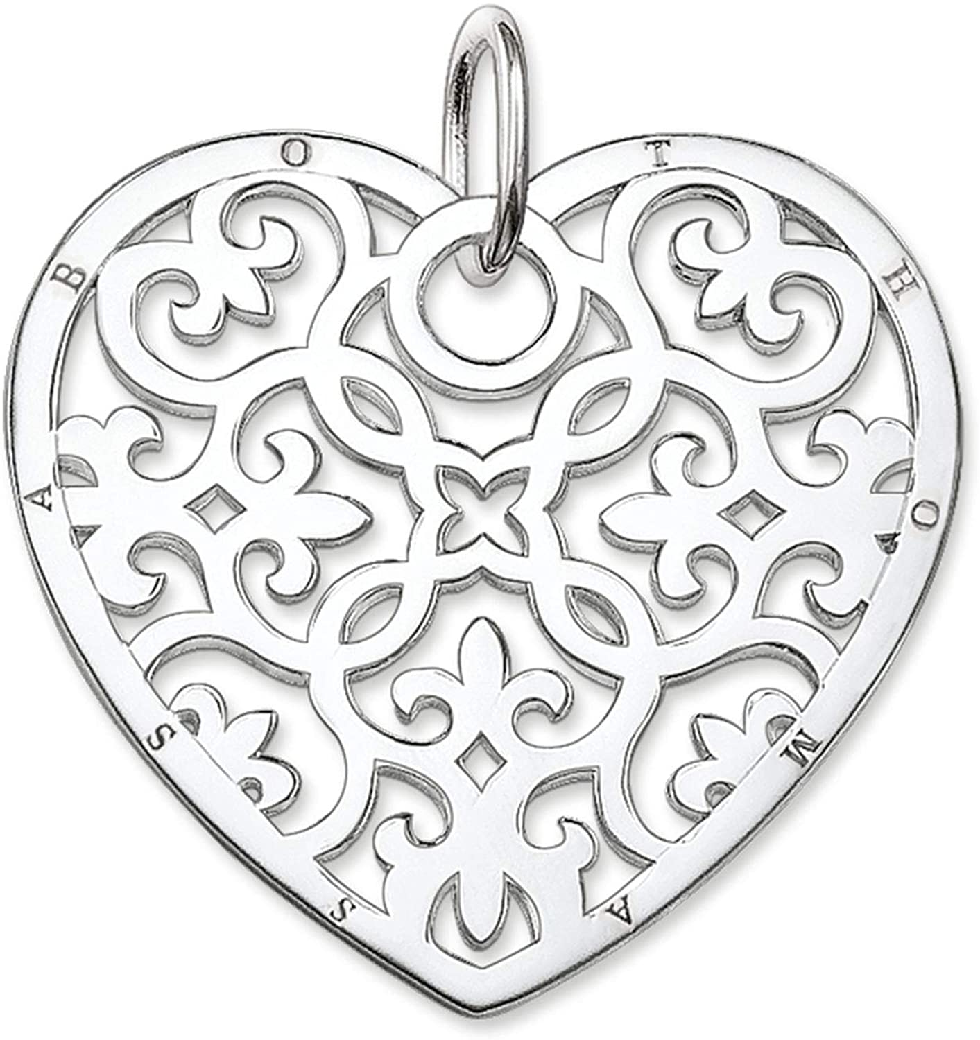 Arabesque Heart Charm (Silver) | Thomas Sabo | Luby 