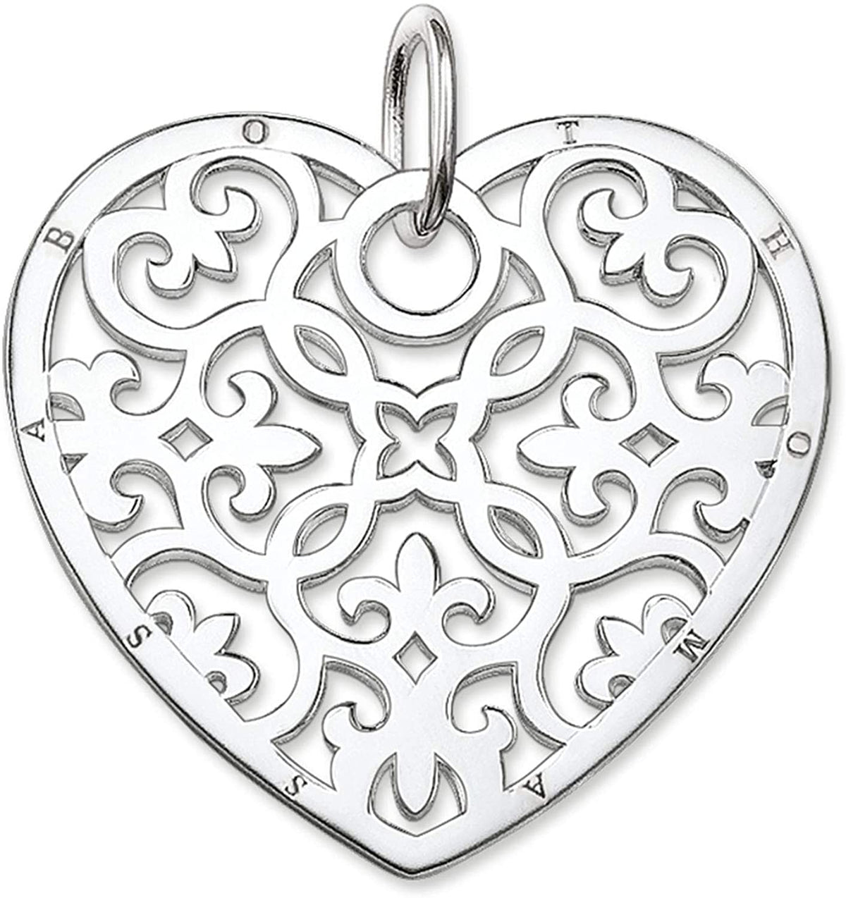 Arabesque Heart Charm (Silver) | Thomas Sabo | Luby 