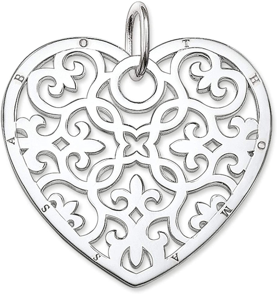 Charm Corazón Arabesco (Plata)