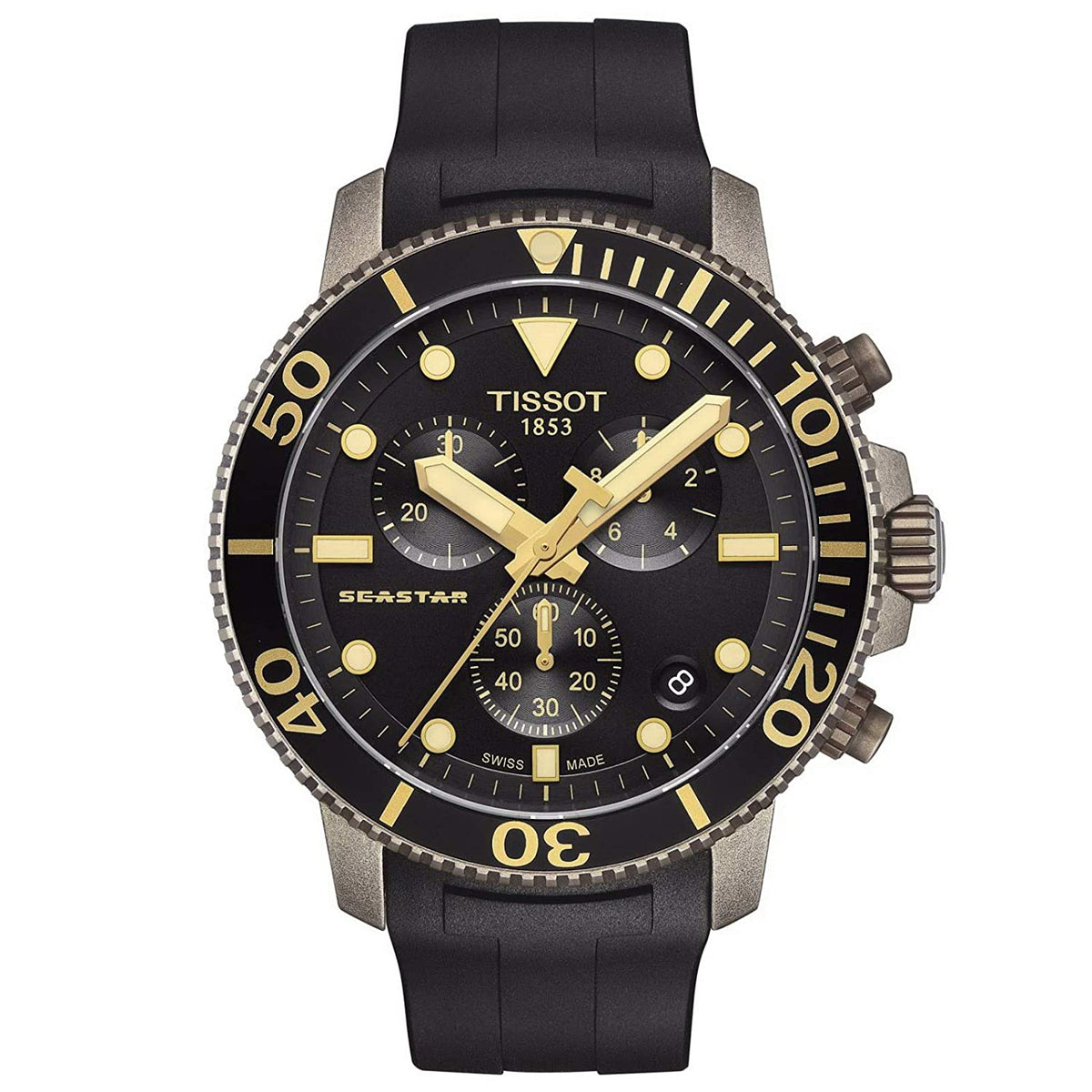 Seastar 1000 Chronograph (Bronze-Black) | Tissot | Luby 