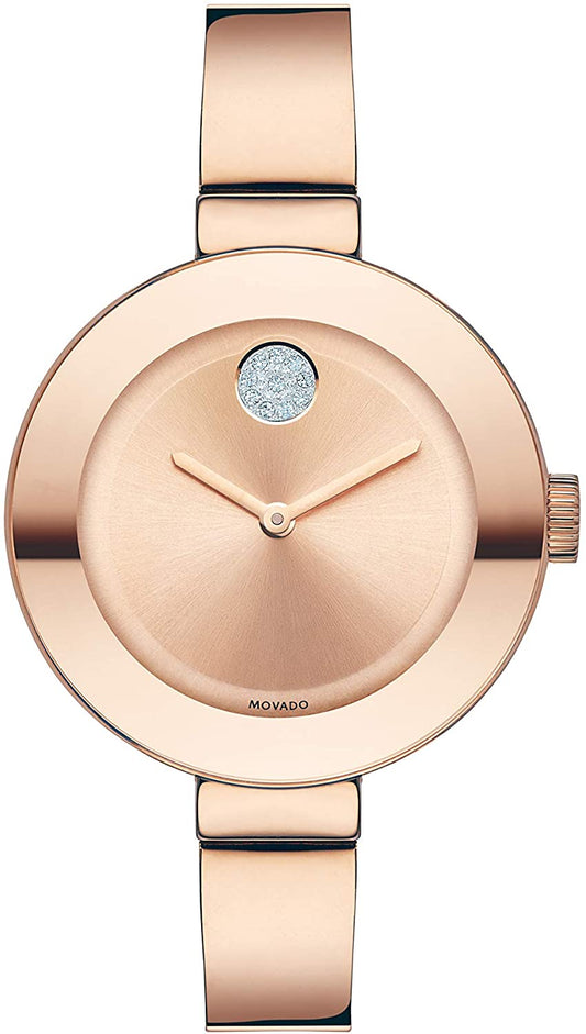 Movado BOLD Bangle Rose Gold | Movado | Luby 