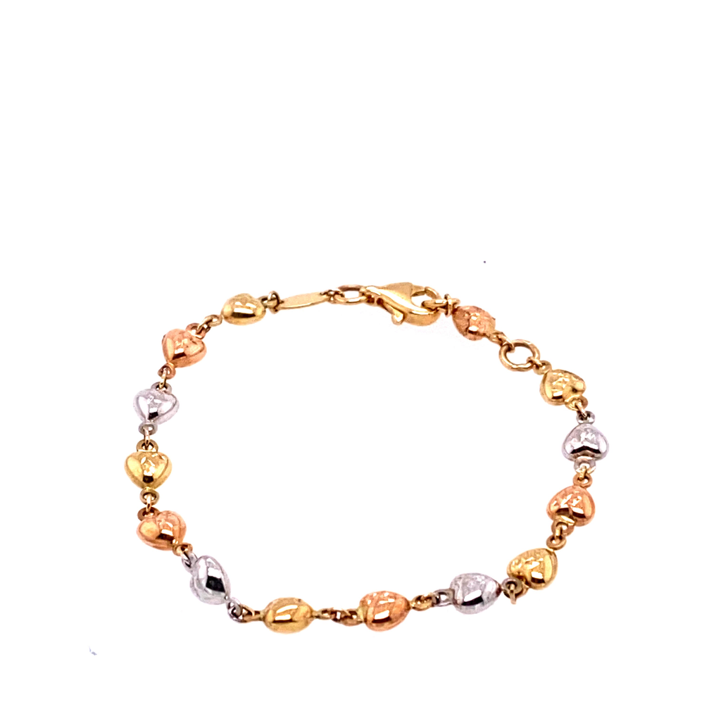 Bracc 3 Color With Heart | Luby Gold Collection | Luby 