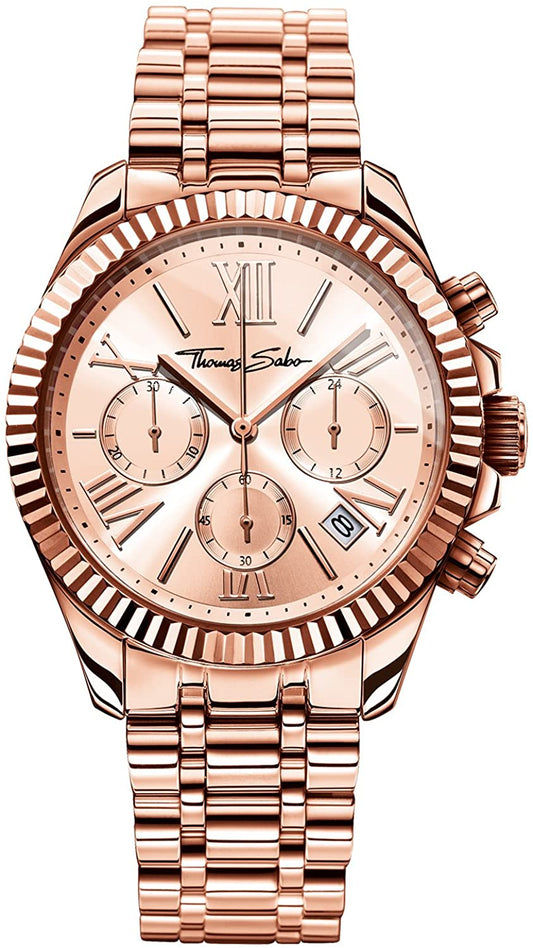 Woman's Divine Chrono Watch (Rose-Gold) | Thomas Sabo | Luby 