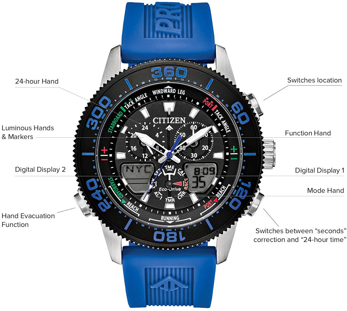 Promaster Sailhawk WR200 Eco-Drive | Citizen | Luby 
