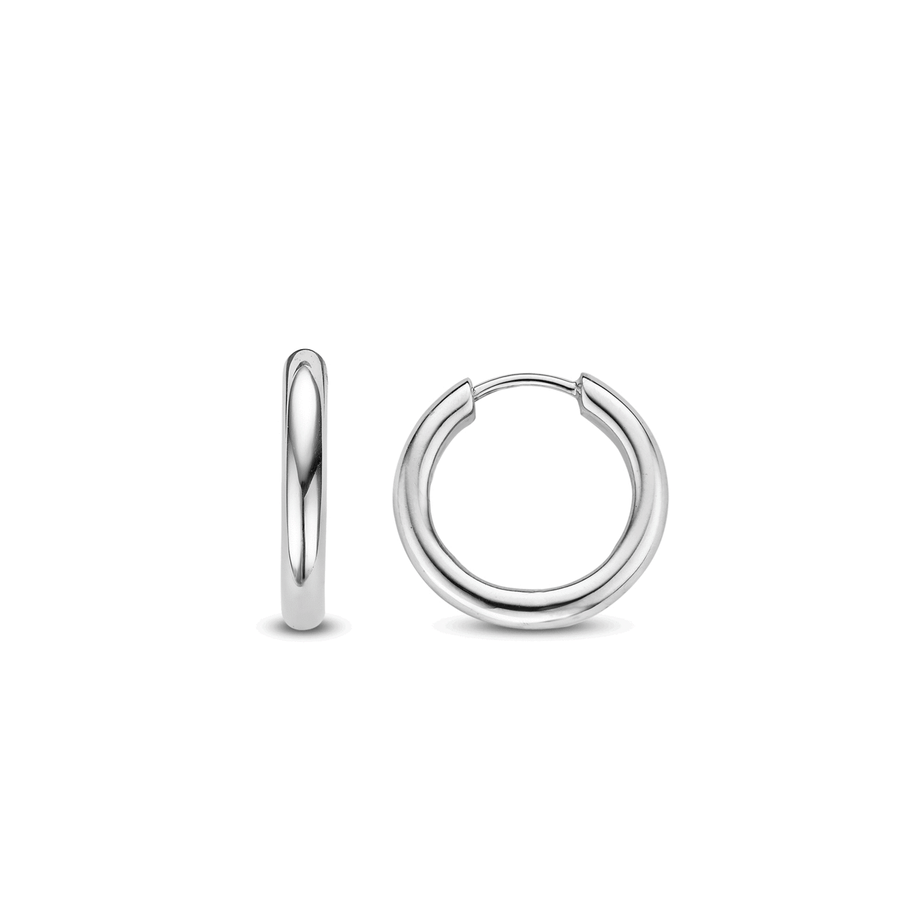 Silver Hoops