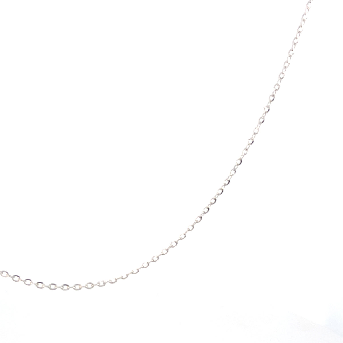 14K Gold White Gold Rolo Chain | Luby Gold Collection | Luby 