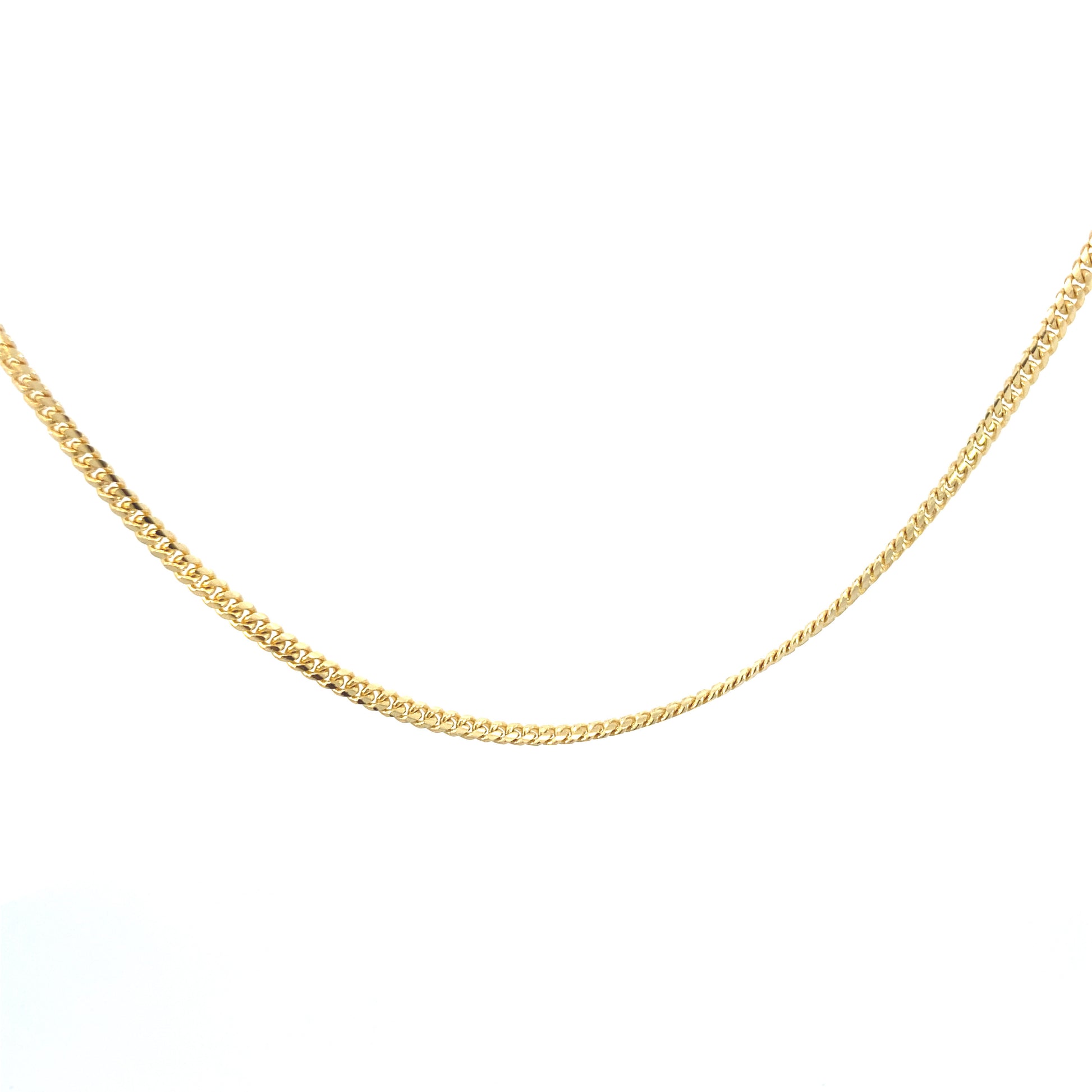 14K Gold Miami Solid Cuban Chain | Luby Gold Collection | Luby 