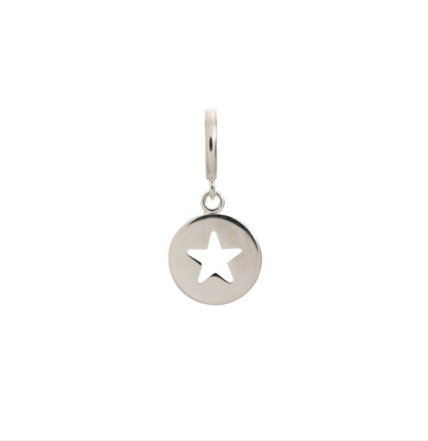 Dije de moneda de estrella