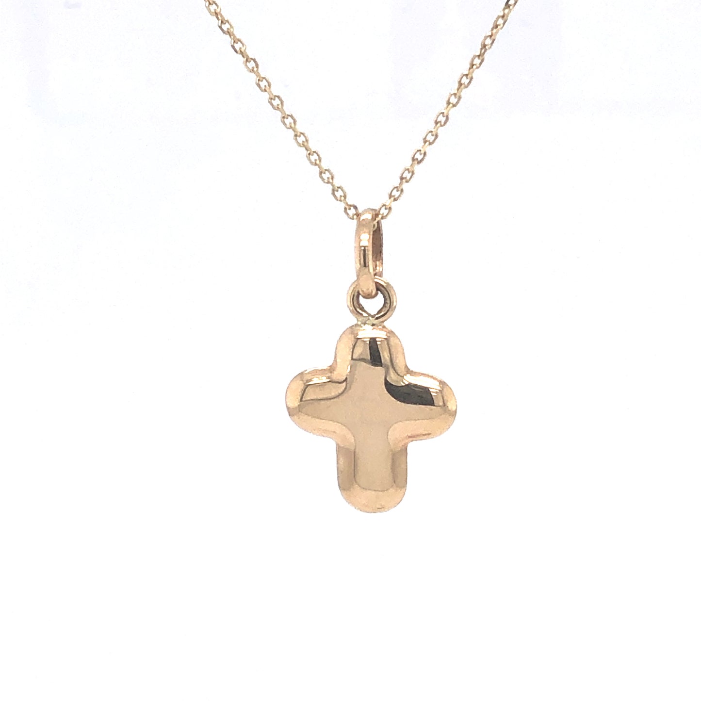 14K Gold Bubble Cross Pendant | Luby Gold Collection | Luby 