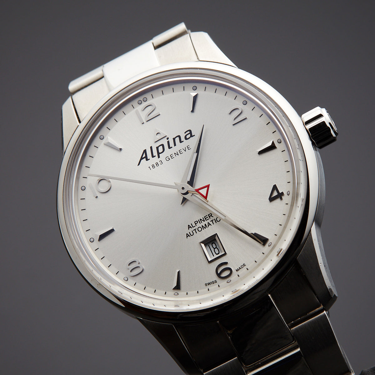 Alpiner Automatic (Silver-White) | Alpina | Luby 