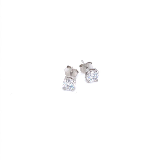 Sterling Silver Stud Earrings 925 5MM | Luby Silver Collection | Luby 