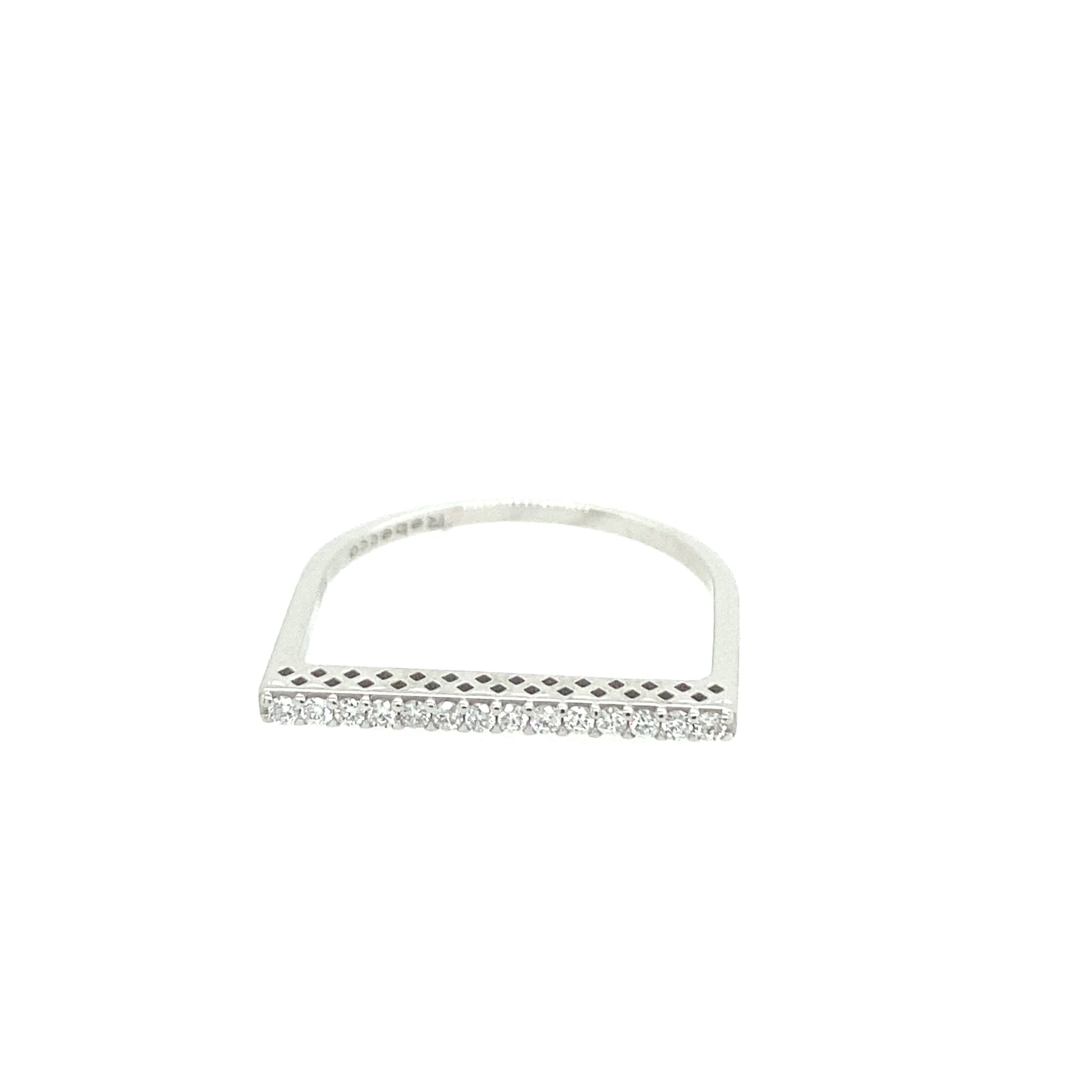 Baguette Riviera Ring | Rebecca | Luby 
