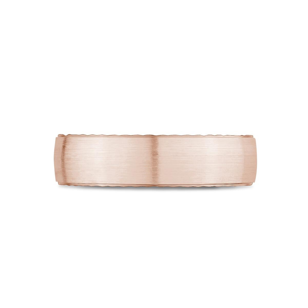 Flat Steel Ring with Diamond Cut Edges | ARZ Steel | Luby 