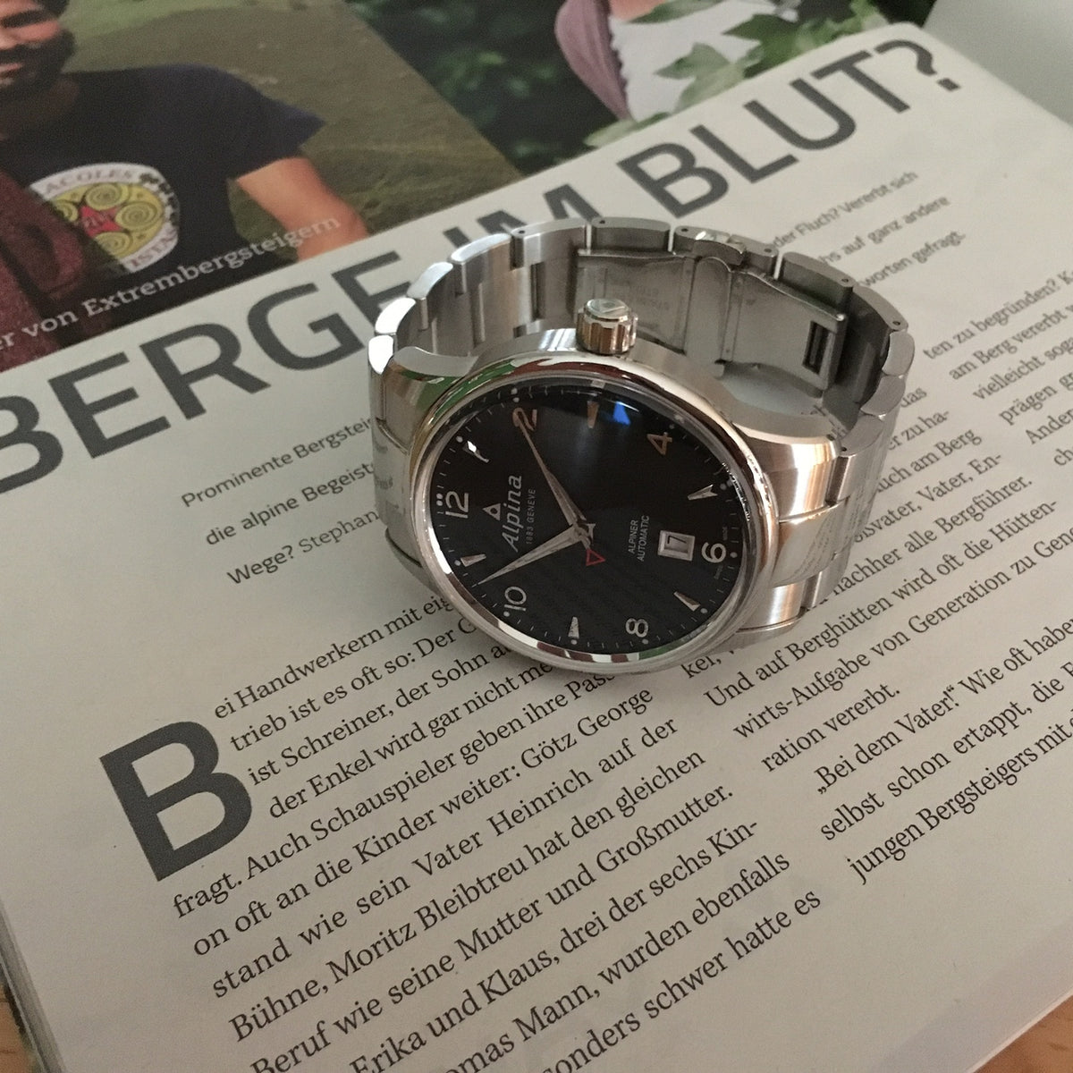 Alpiner Automatic (Silver-Black) | Alpina | Luby 