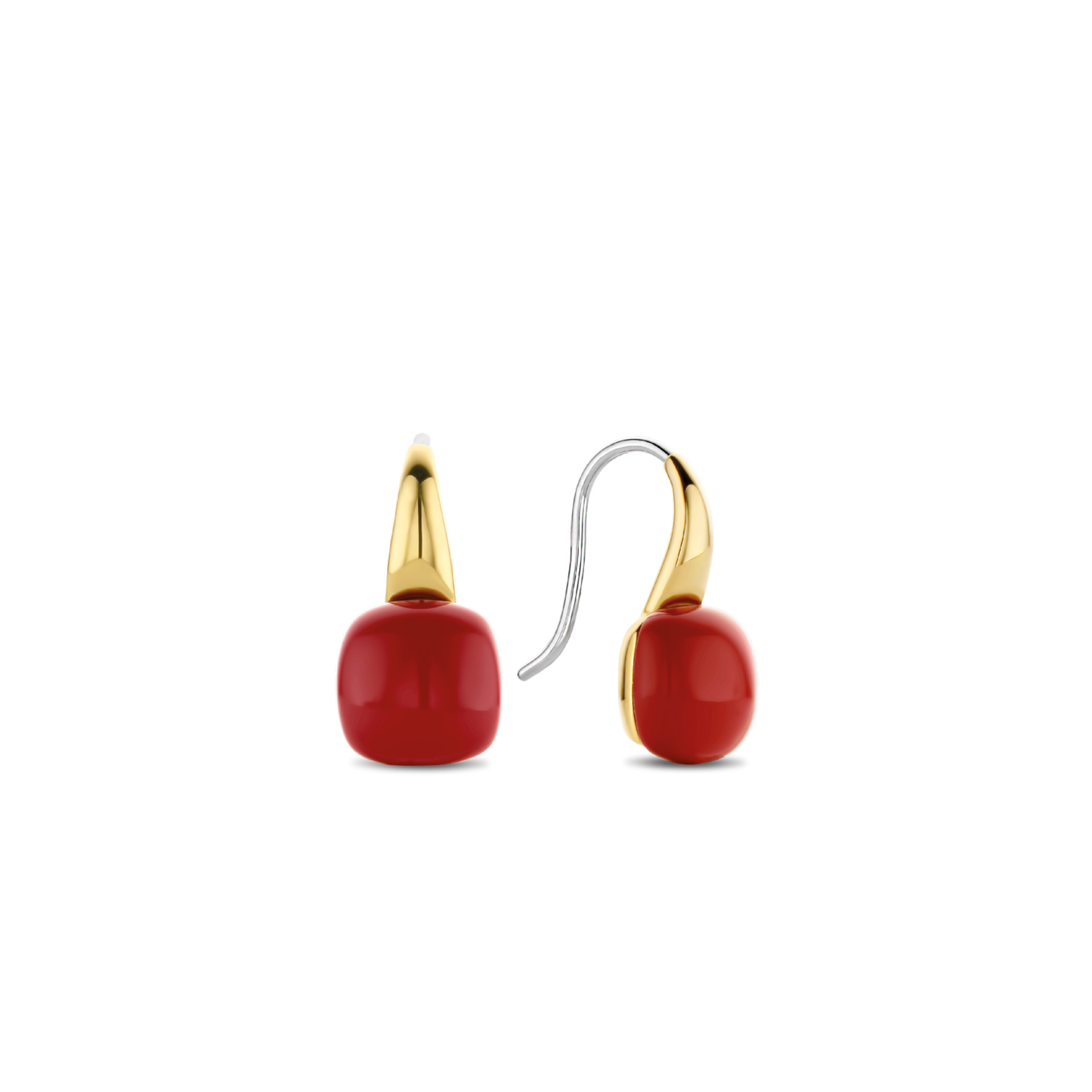 Vibrant Coral Earrings | Ti Sento Milano | Luby 