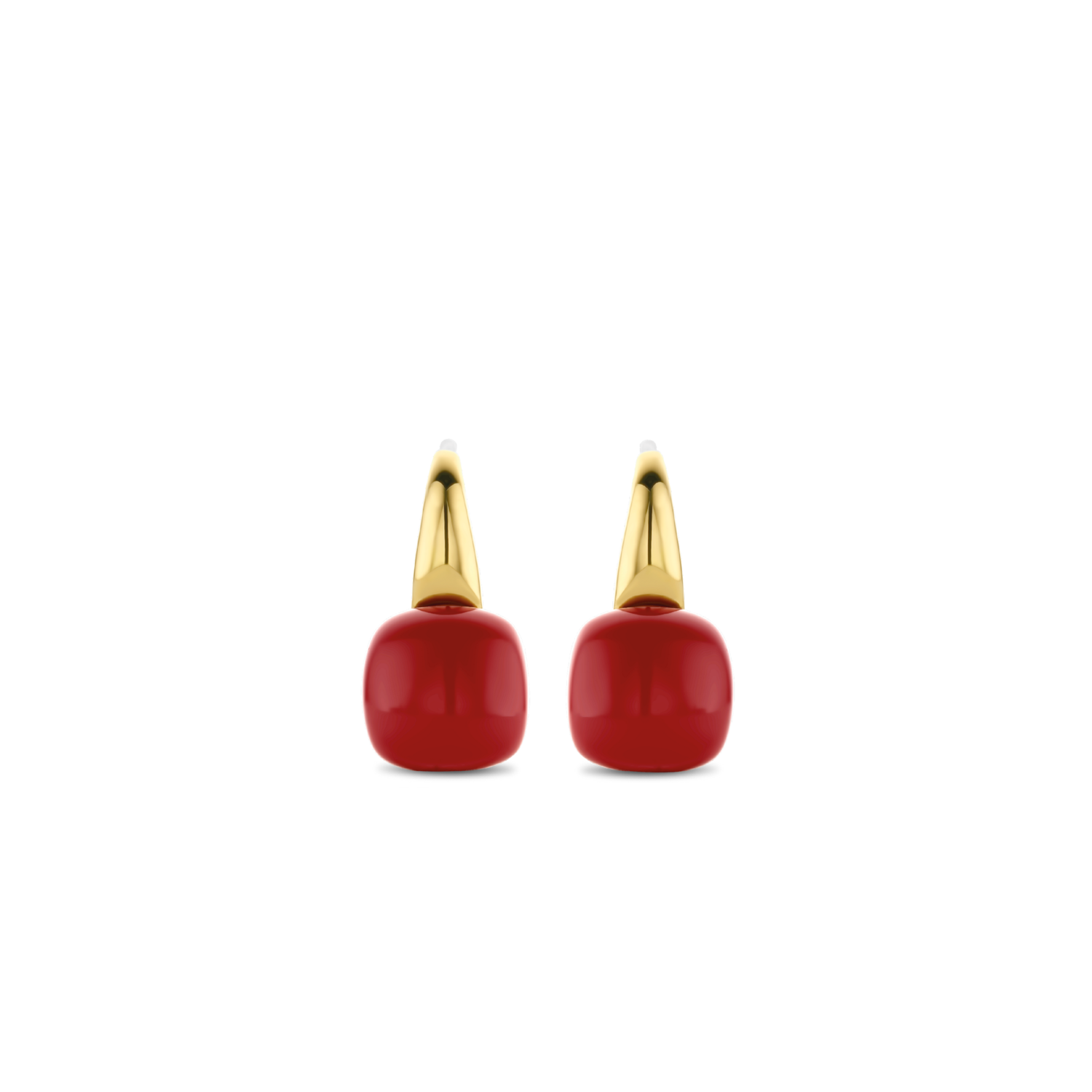 Vibrant Coral Earrings | Ti Sento Milano | Luby 