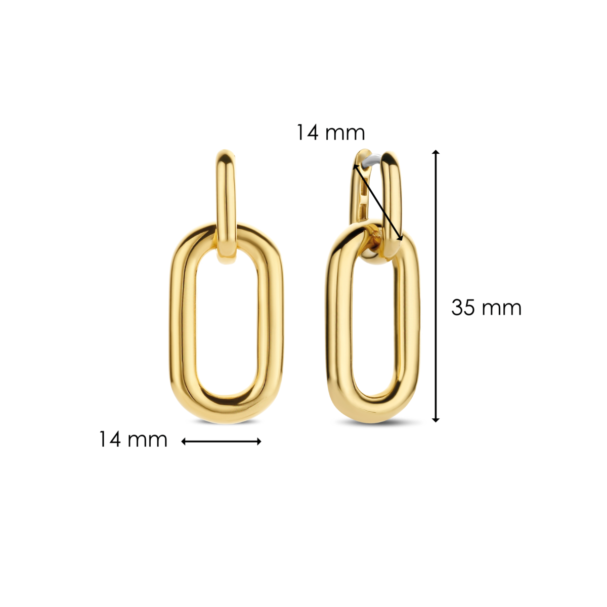 Clip Link Earring | Ti Sento Milano | Luby 