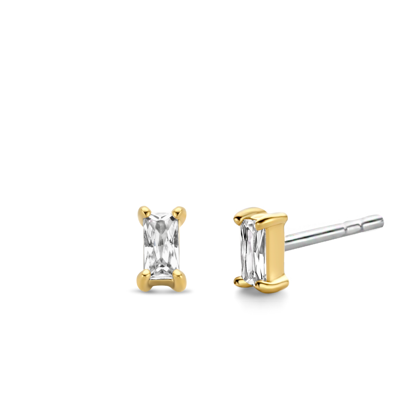 Ti Sento Baguette Stud Earrings | Ti Sento Milano | Luby 