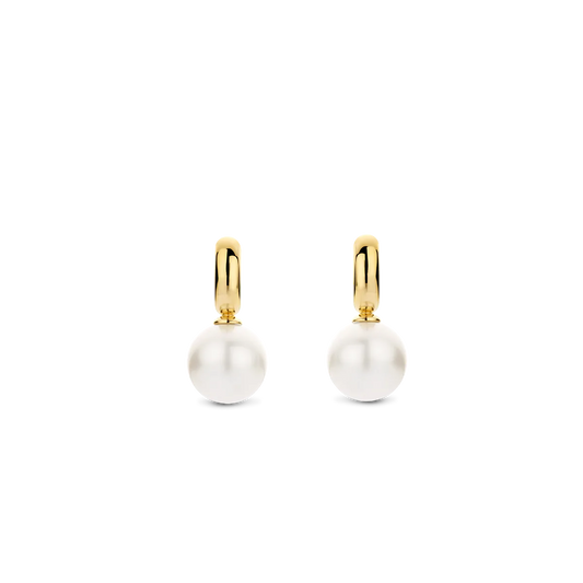 White Pearls Hanging Earrings | Ti Sento Milano | Luby 