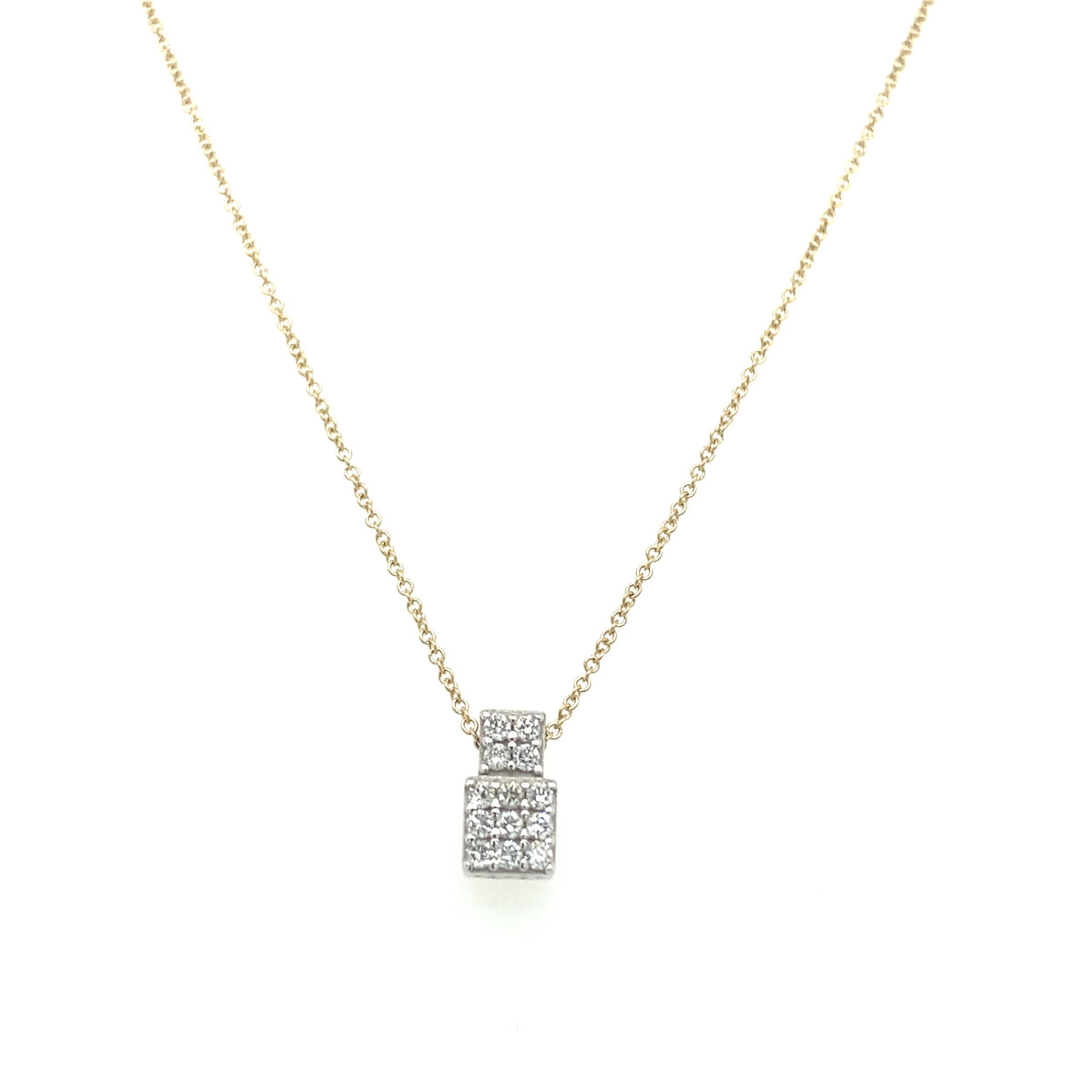 Carre Collier Necklace | Rebecca | Luby 