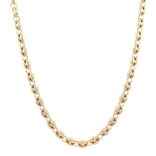 14K Gold Gucci Puff Chain | Luby Gold Collection | Luby 