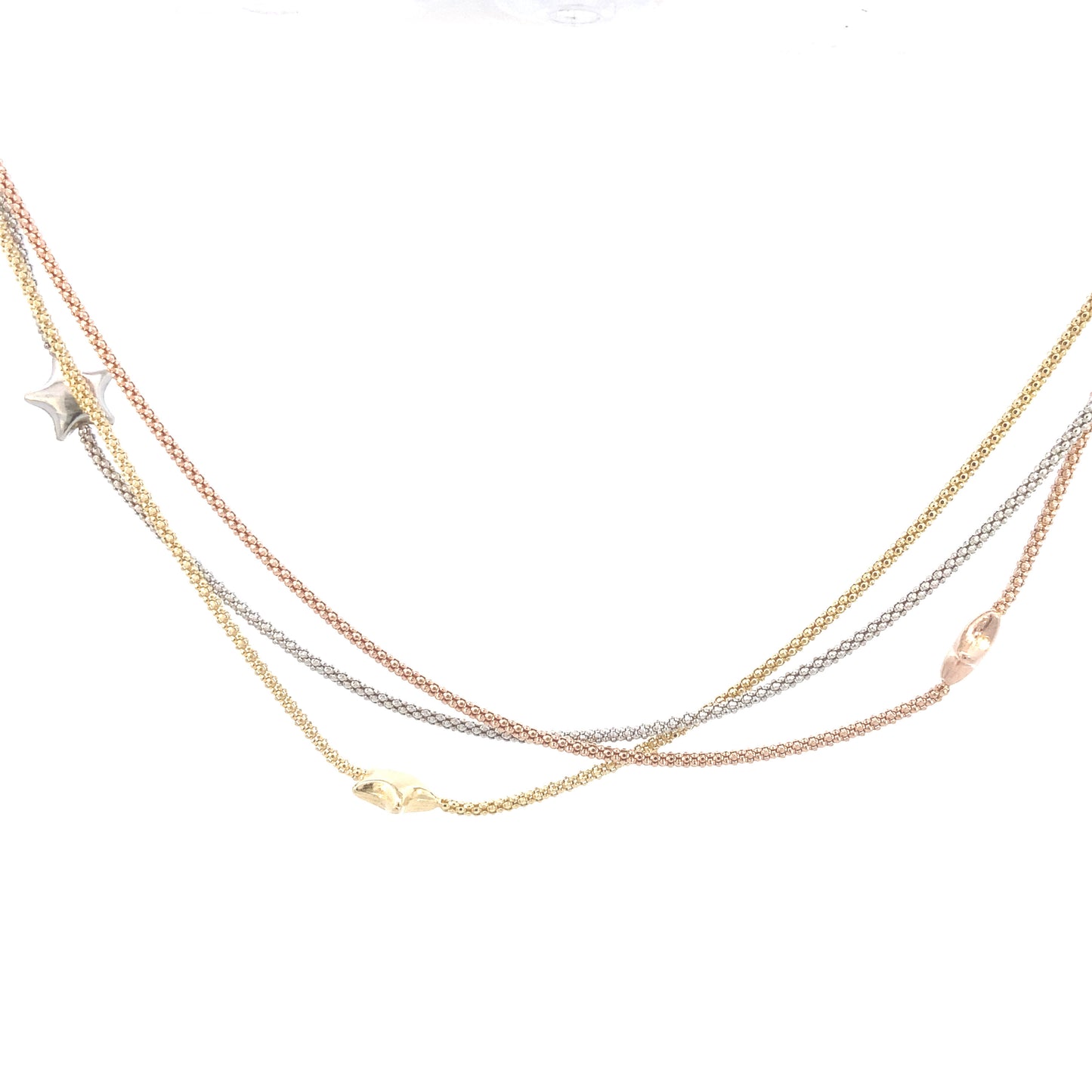 Three Color Star Necklace | Marcello Pane | Luby 
