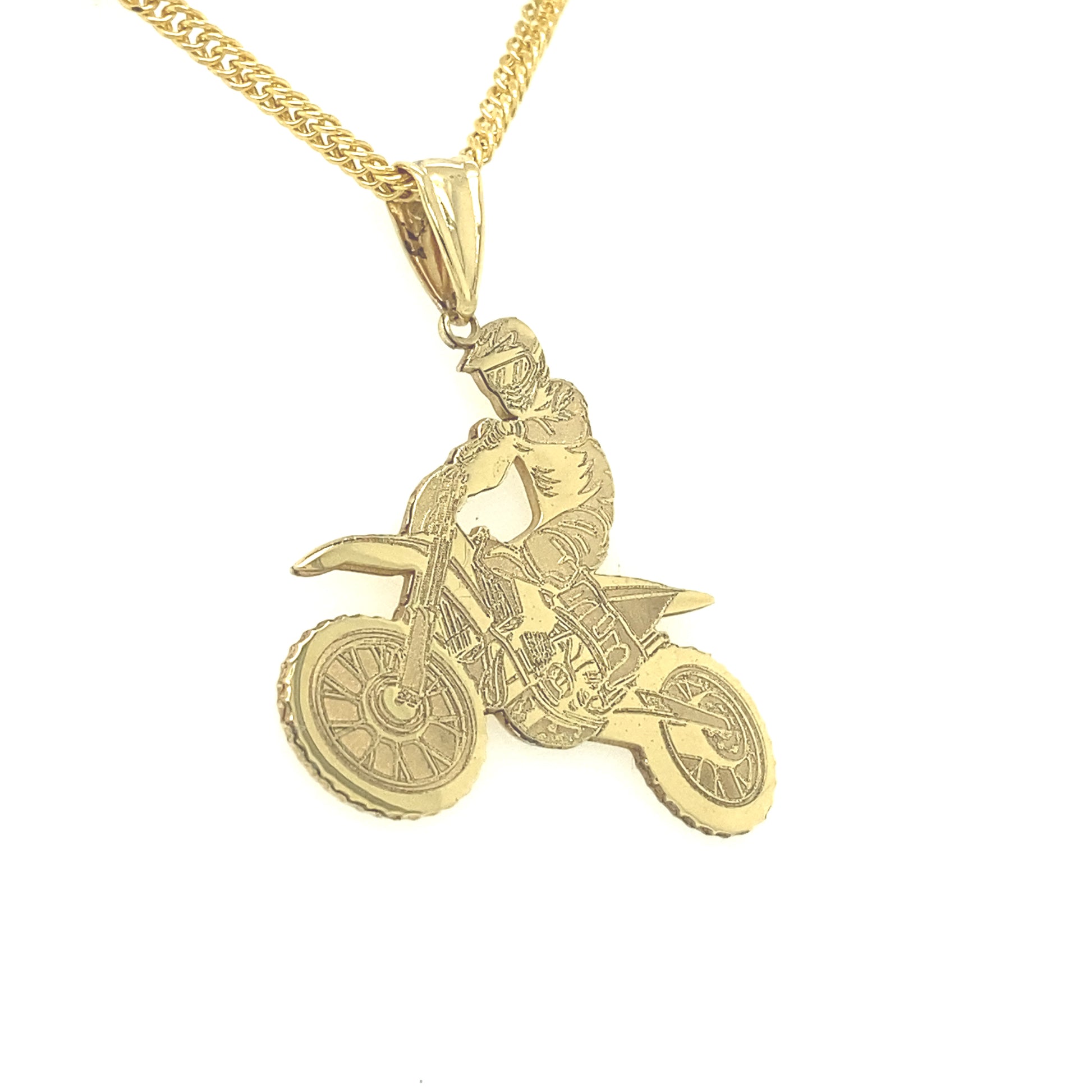 14K Motocycle Custom Charm Gold | Luby Gold Collection | Luby 