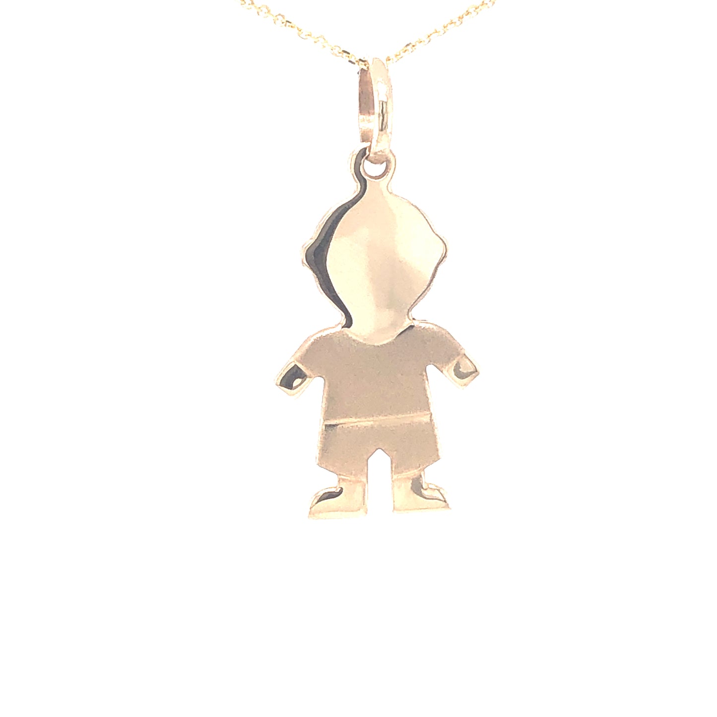 14K PENDANT BOY YELLOW GOLD | Luby Gold Collection | Luby 