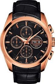 Couturier Automatic (Rose Gold-Black) | Tissot | Luby 