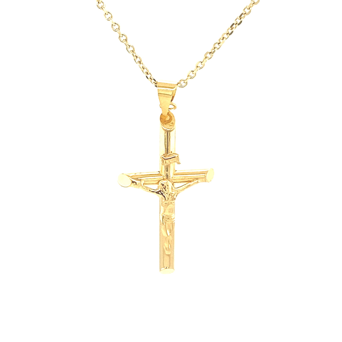 Small Jesus Cross Pendant | Luby Gold Collection | Luby 