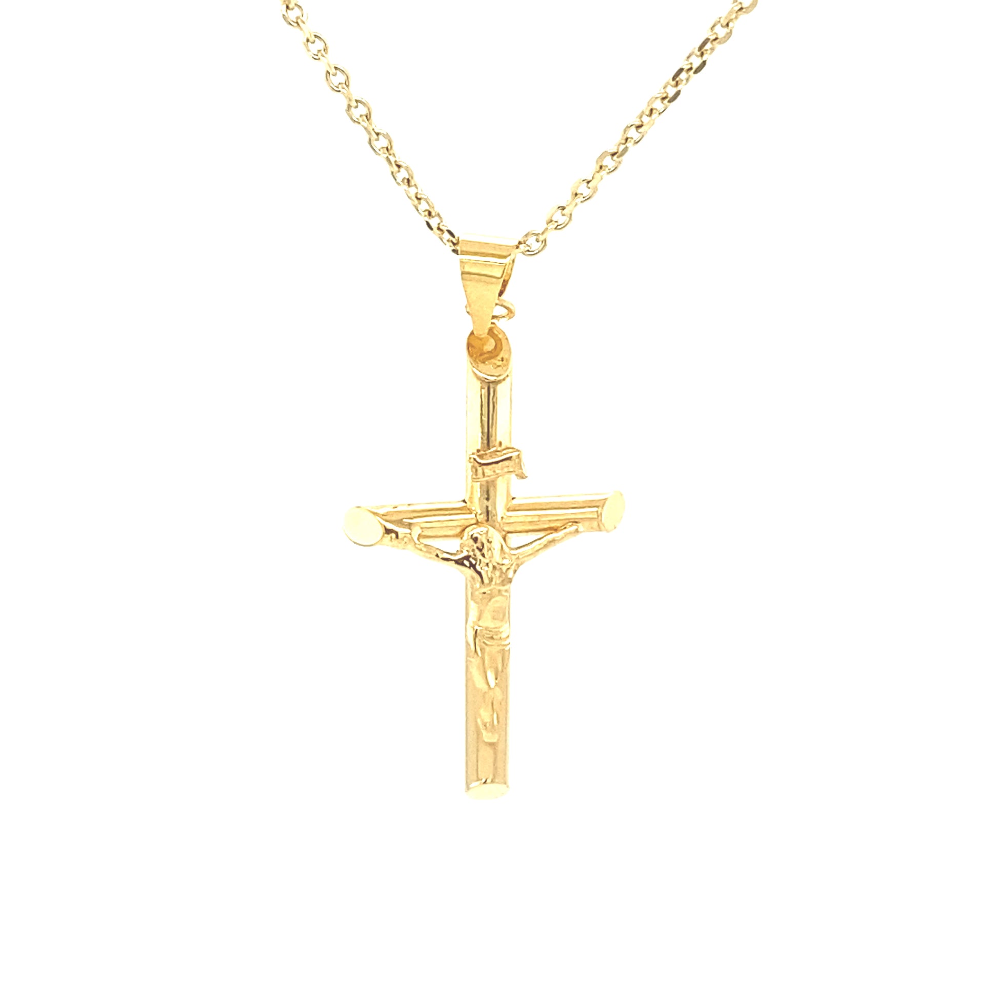 Small Jesus Cross Pendant | Luby Gold Collection | Luby 