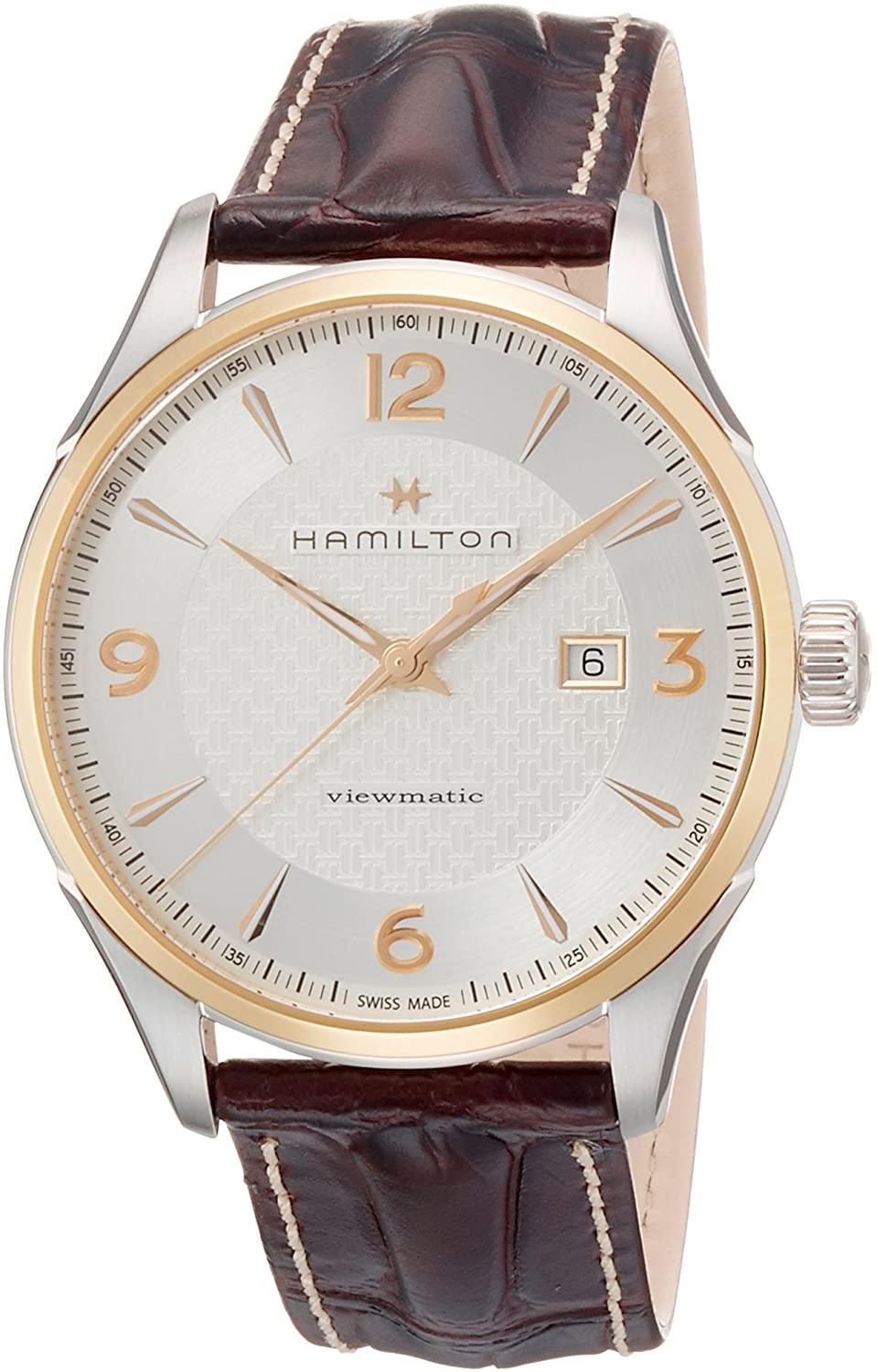 Jazzmaster Automatic Viewmatic (Rose-Gold) | Hamilton | Luby 