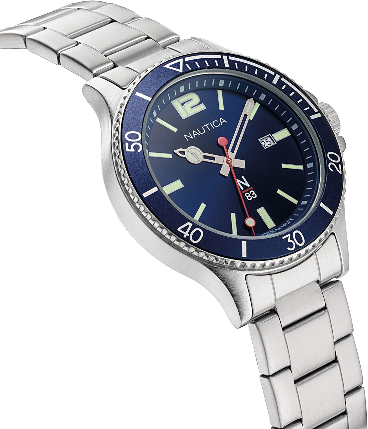 NAUTICA ACCRA BEACH SILVER DIAL BLUE | Nautica | Luby 