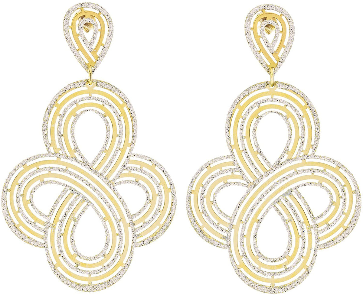 Vanite Glittler Golden Earrings | Stroili Oro | Luby 