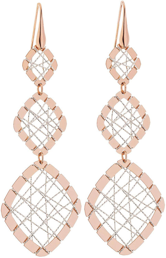 Evanescence Long Bronze/Brass Earrings | Stroili Oro | Luby 