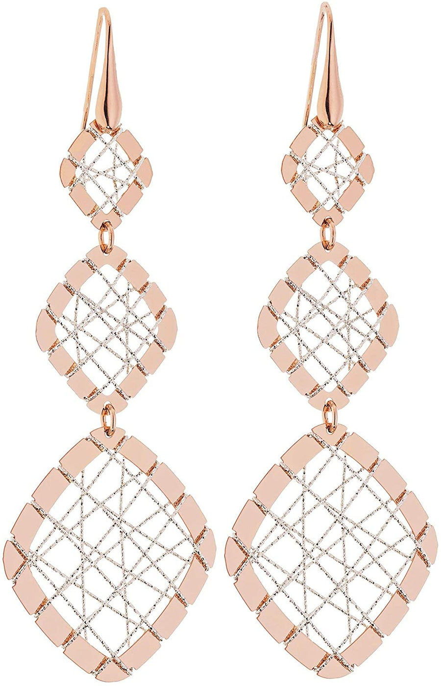 Evanescence Long Bronze/Brass Earrings