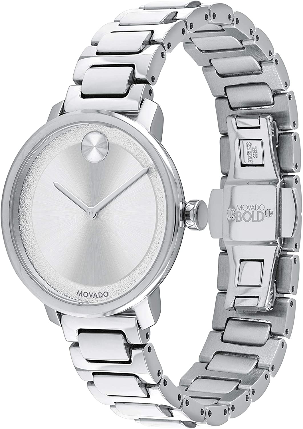 Movado BOLD Shimmer Mid-Size Silver | Movado | Luby 