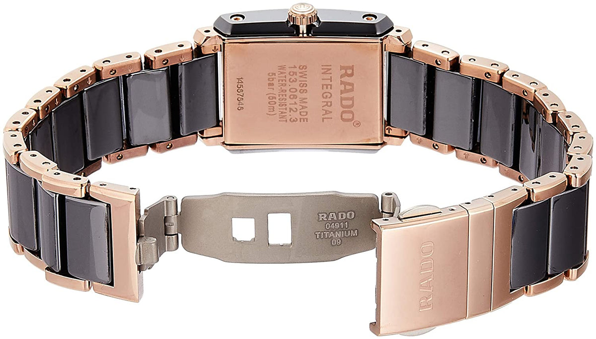 Integral Ladies (Black-Rose Gold;Diamonds) | Rado | Luby 