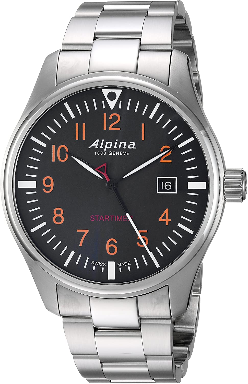 Startimer Pilot (Silver-Black) | Alpina | Luby 