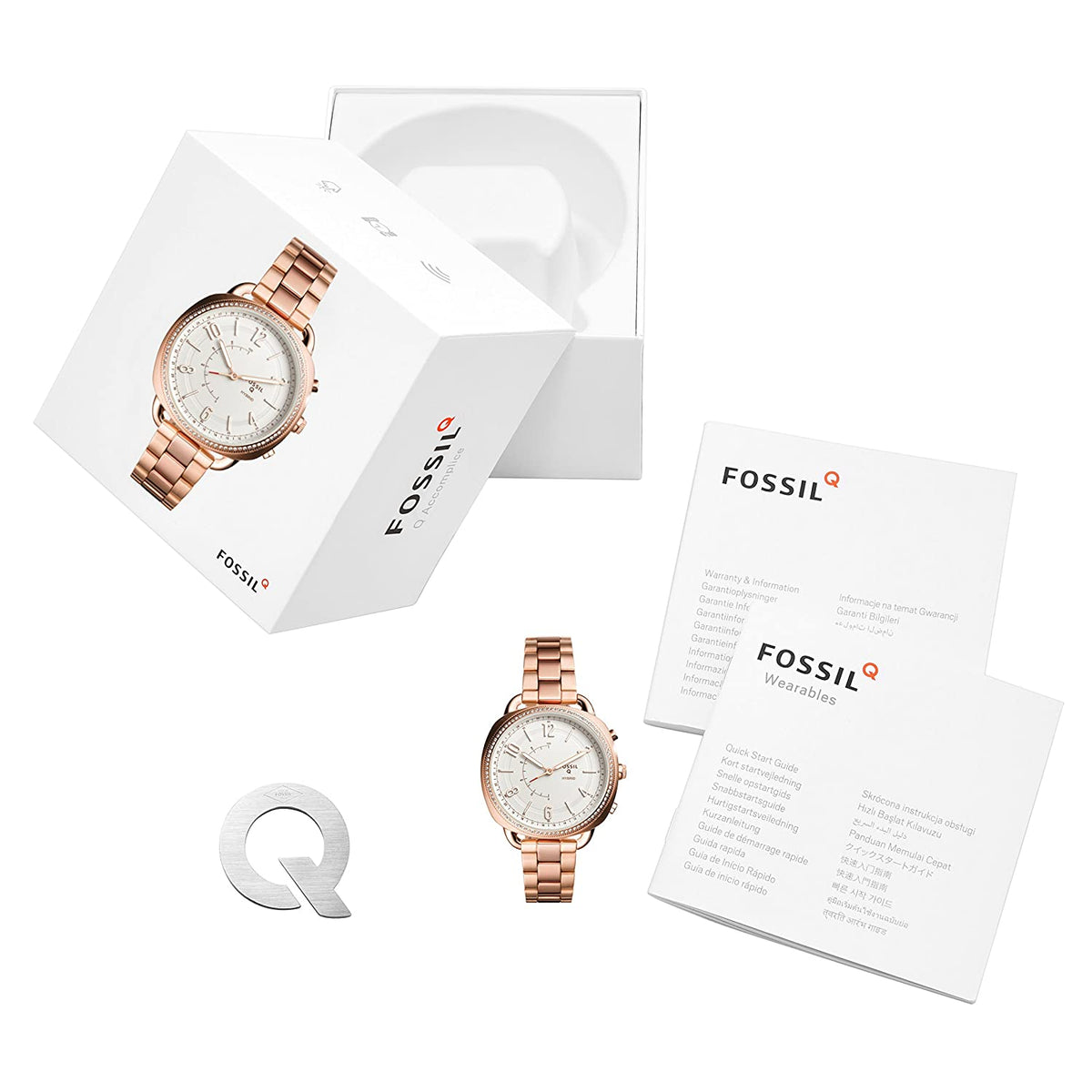 Accomplice Hybrid Smartwatch (Rose-Gold) | Fossil | Luby 