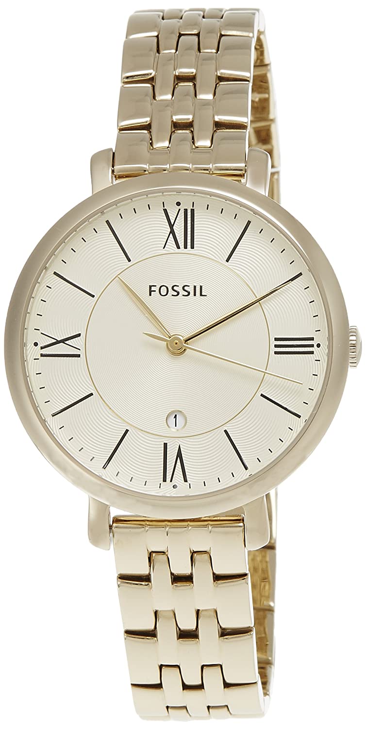 Jacqueline Watch (Gold/Champagne) | Fossil | Luby 