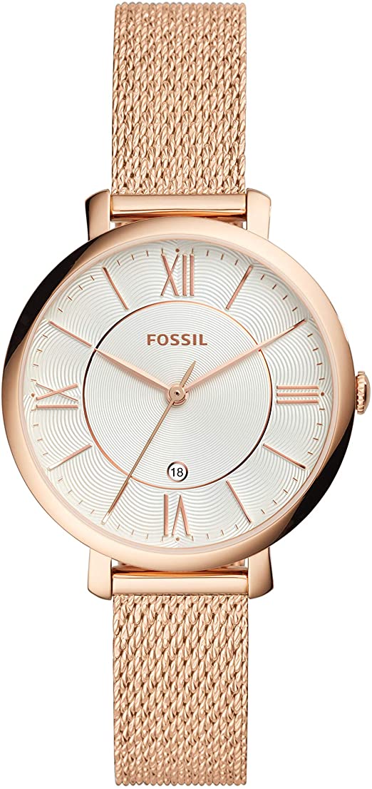Jacqueline Watch (Rose-Gold) | Fossil | Luby 