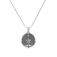 Anchor II Necklace (Silver) | Alex and Ani | Luby 