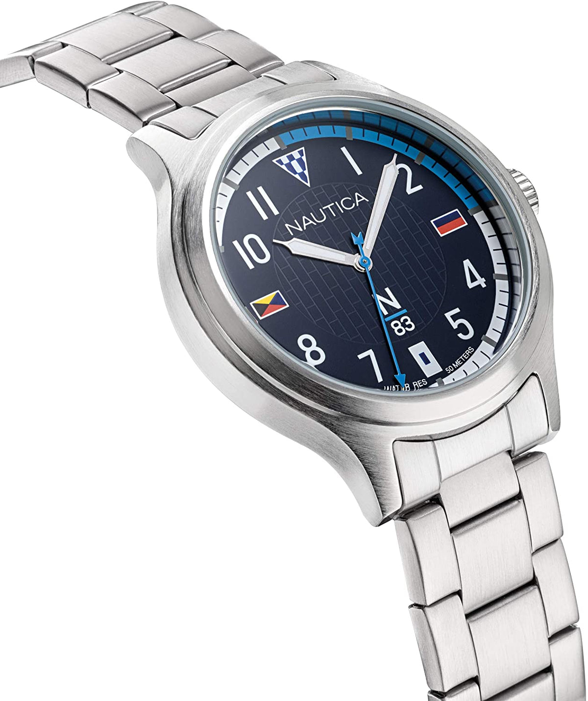 NAUTICA CRISSY FIELD SILVER DIAL BLUE | Nautica | Luby 