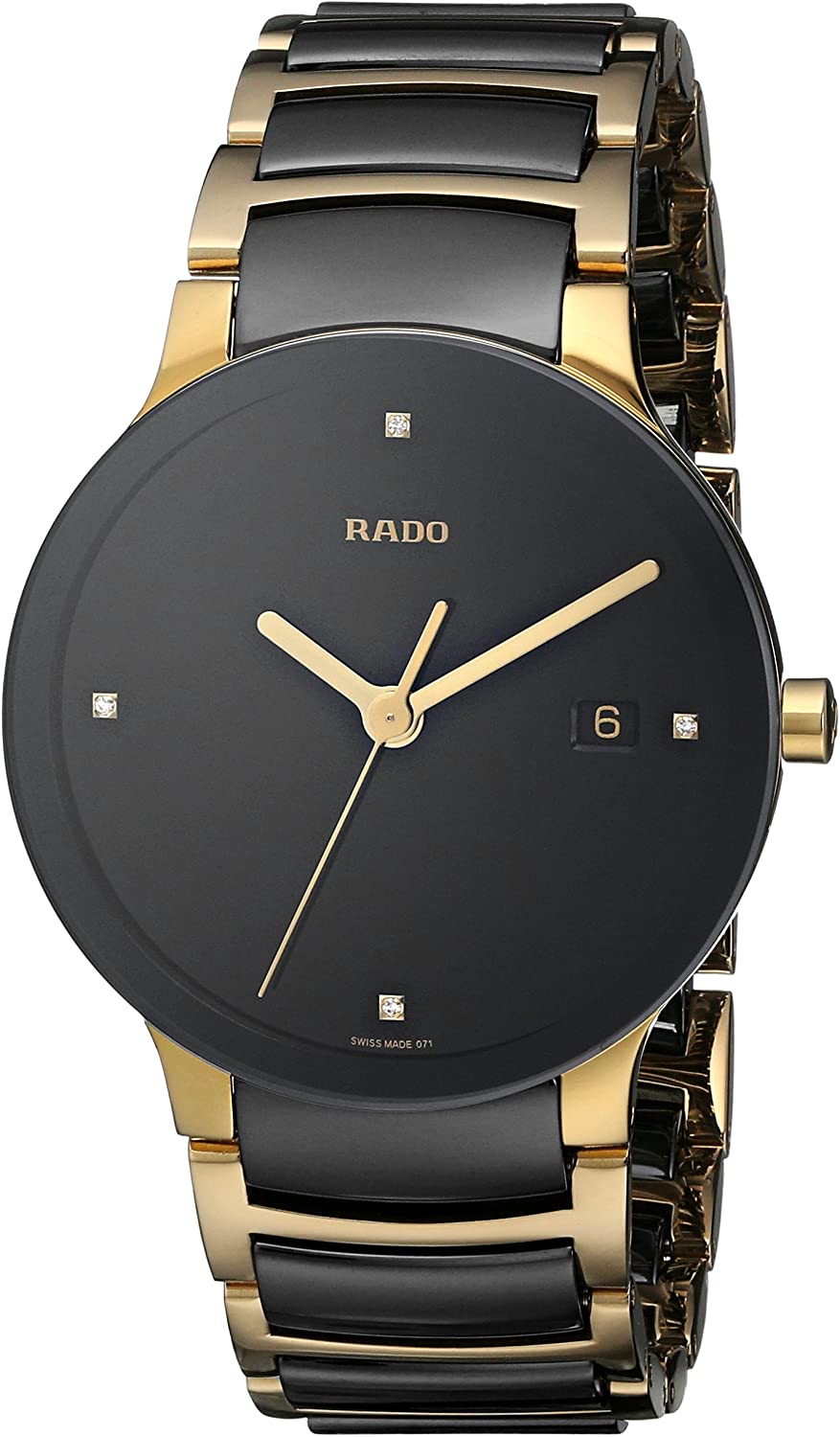 Centrix Ladies (Black-Gold;Diamonds) | Rado | Luby 