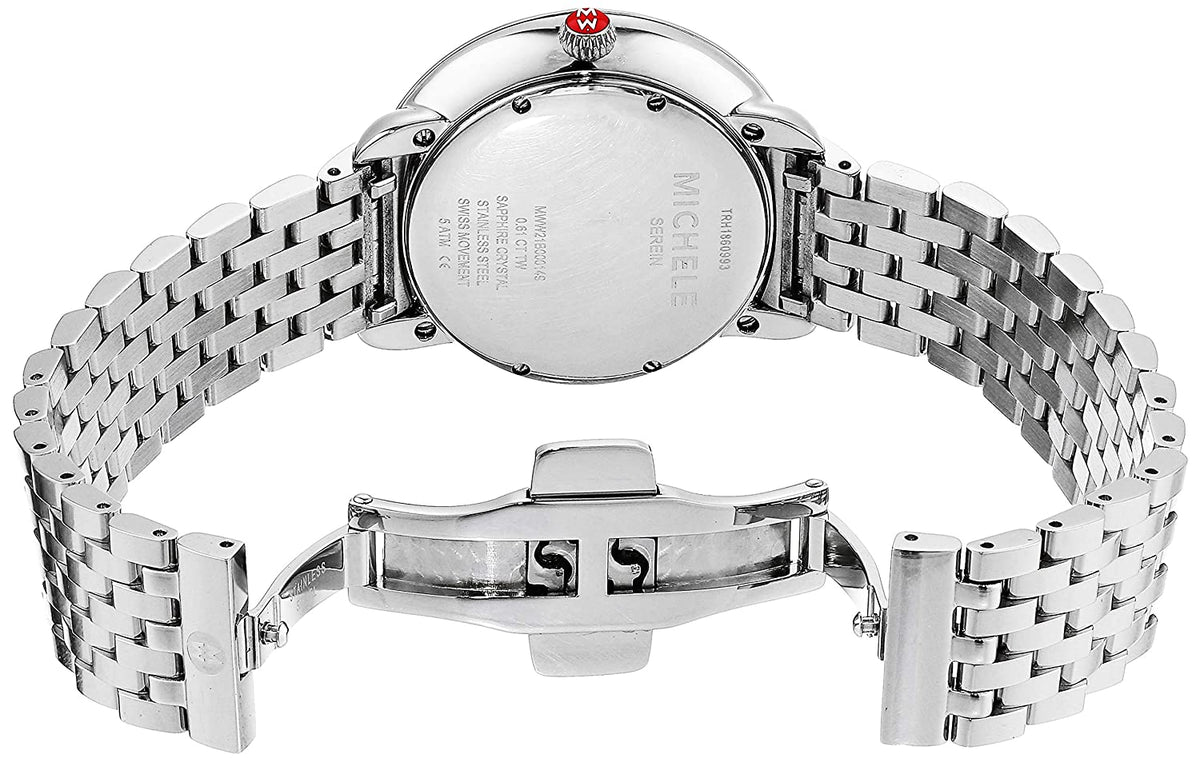 Serein Mid Stainless Diamond Watch | Michele | Luby 