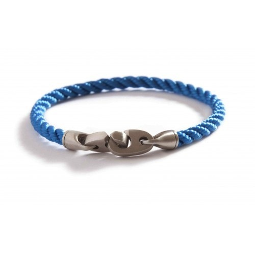 The Catch Single Wrap Bracelet (Ocean Blue) | Sailormade | Luby 